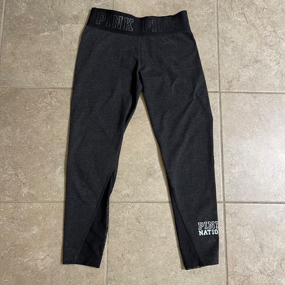 PINK Victoria’s Secret Black Leggings  XS